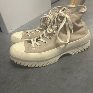 Converse Chuck Taylor All Star Lugged 2.0 Boots High Top Beige Cream Men’s 7.5